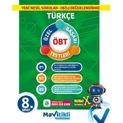 MAVİTİKLİ YAY 8.Sınıf Türkçe Aylık Gelişim Denemeleri ( ÖBT ) 28 Deneme